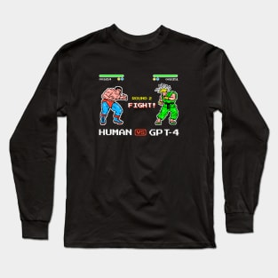 Human VS GPT4 Long Sleeve T-Shirt